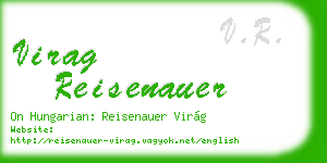 virag reisenauer business card